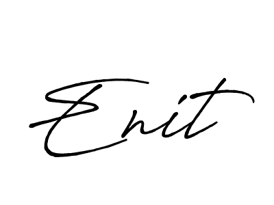 How to make Enit signature? Antro_Vectra_Bolder is a professional autograph style. Create handwritten signature for Enit name. Enit signature style 7 images and pictures png