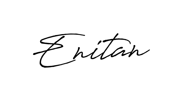 Make a beautiful signature design for name Enitan. Use this online signature maker to create a handwritten signature for free. Enitan signature style 7 images and pictures png