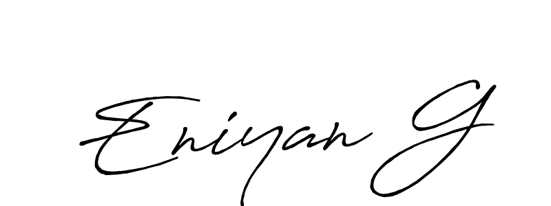 It looks lik you need a new signature style for name Eniyan G. Design unique handwritten (Antro_Vectra_Bolder) signature with our free signature maker in just a few clicks. Eniyan G signature style 7 images and pictures png