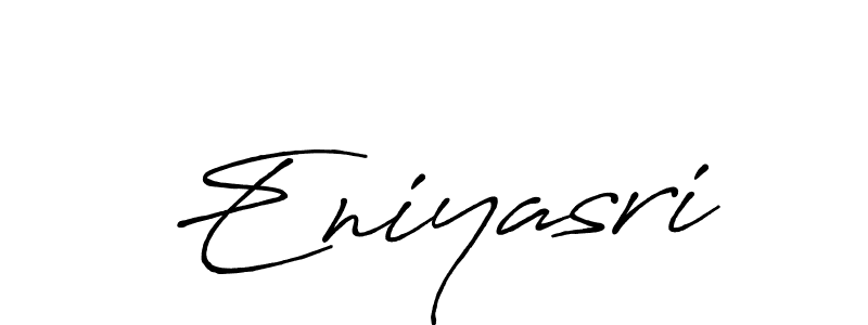 You should practise on your own different ways (Antro_Vectra_Bolder) to write your name (Eniyasri) in signature. don't let someone else do it for you. Eniyasri signature style 7 images and pictures png