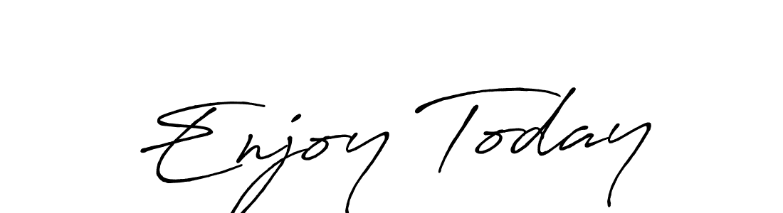 How to make Enjoy Today signature? Antro_Vectra_Bolder is a professional autograph style. Create handwritten signature for Enjoy Today name. Enjoy Today signature style 7 images and pictures png