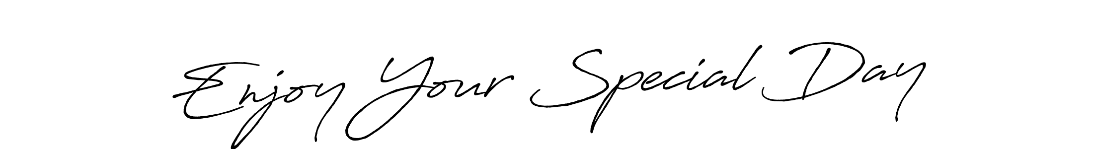 Also we have Enjoy Your Special Day name is the best signature style. Create professional handwritten signature collection using Antro_Vectra_Bolder autograph style. Enjoy Your Special Day signature style 7 images and pictures png