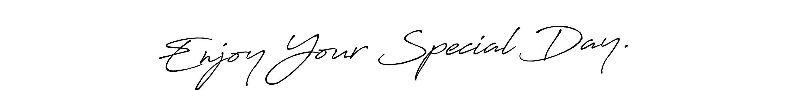 How to make Enjoy Your Special Day.” name signature. Use Antro_Vectra_Bolder style for creating short signs online. This is the latest handwritten sign. Enjoy Your Special Day.” signature style 7 images and pictures png