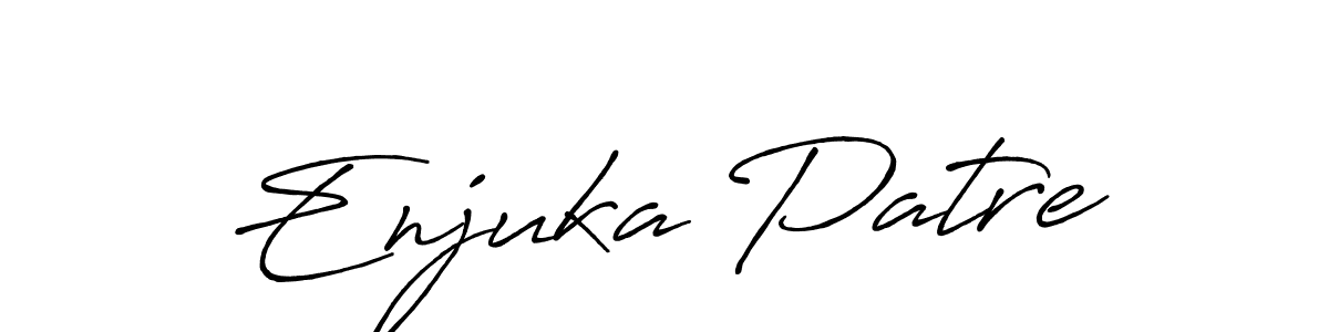 You can use this online signature creator to create a handwritten signature for the name Enjuka Patre. This is the best online autograph maker. Enjuka Patre signature style 7 images and pictures png