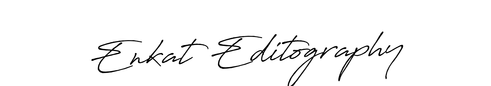 You should practise on your own different ways (Antro_Vectra_Bolder) to write your name (Enkat Editography) in signature. don't let someone else do it for you. Enkat Editography signature style 7 images and pictures png