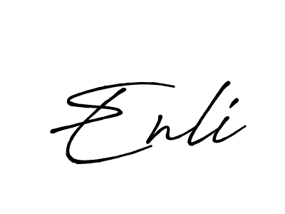 Make a short Enli signature style. Manage your documents anywhere anytime using Antro_Vectra_Bolder. Create and add eSignatures, submit forms, share and send files easily. Enli signature style 7 images and pictures png