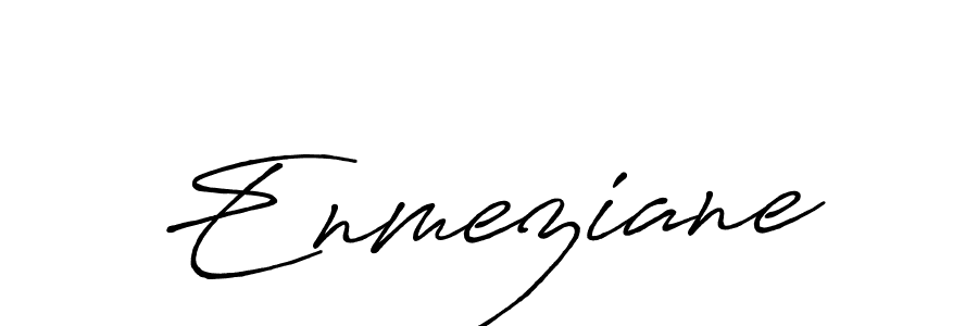 The best way (Antro_Vectra_Bolder) to make a short signature is to pick only two or three words in your name. The name Enmeziane include a total of six letters. For converting this name. Enmeziane signature style 7 images and pictures png