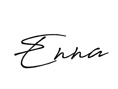 Use a signature maker to create a handwritten signature online. With this signature software, you can design (Antro_Vectra_Bolder) your own signature for name Enna. Enna signature style 7 images and pictures png