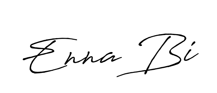 Also You can easily find your signature by using the search form. We will create Enna Bi name handwritten signature images for you free of cost using Antro_Vectra_Bolder sign style. Enna Bi signature style 7 images and pictures png