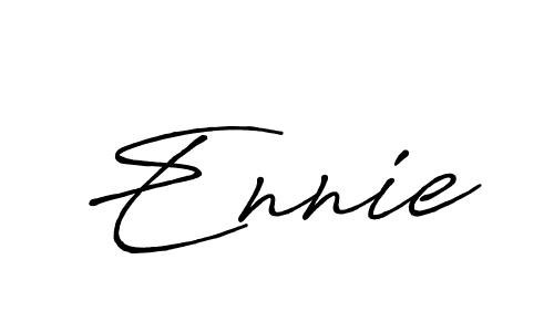 Create a beautiful signature design for name Ennie. With this signature (Antro_Vectra_Bolder) fonts, you can make a handwritten signature for free. Ennie signature style 7 images and pictures png