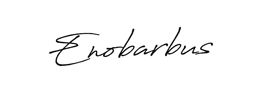 Create a beautiful signature design for name Enobarbus. With this signature (Antro_Vectra_Bolder) fonts, you can make a handwritten signature for free. Enobarbus signature style 7 images and pictures png