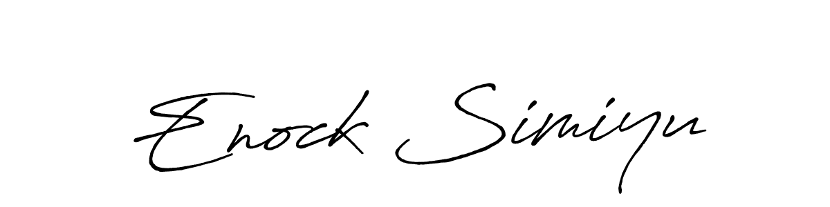 Once you've used our free online signature maker to create your best signature Antro_Vectra_Bolder style, it's time to enjoy all of the benefits that Enock Simiyu name signing documents. Enock Simiyu signature style 7 images and pictures png