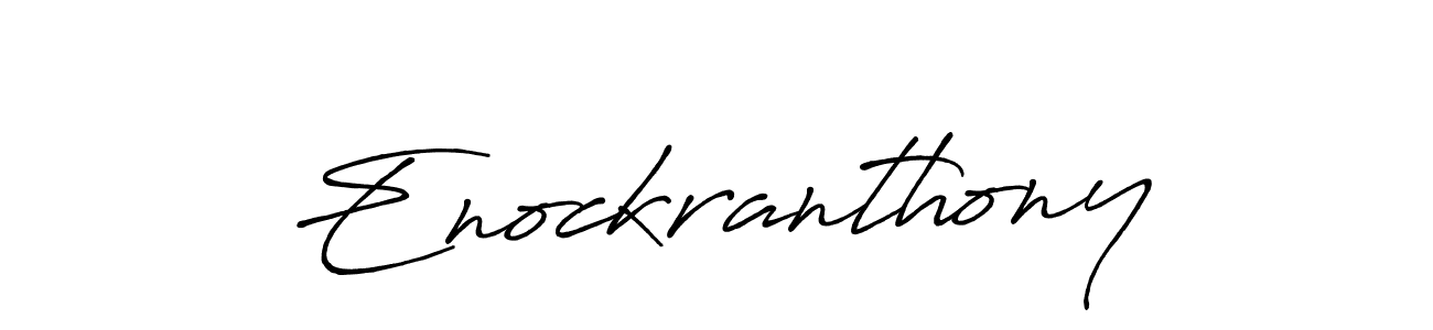 Also we have Enockranthony name is the best signature style. Create professional handwritten signature collection using Antro_Vectra_Bolder autograph style. Enockranthony signature style 7 images and pictures png