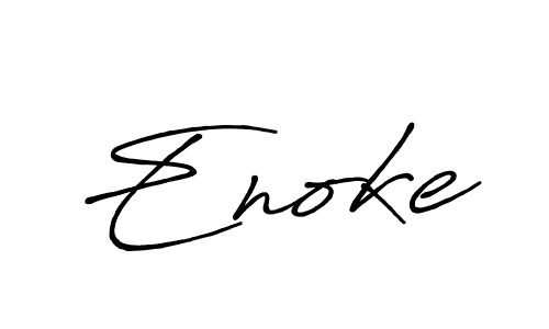 Similarly Antro_Vectra_Bolder is the best handwritten signature design. Signature creator online .You can use it as an online autograph creator for name Enoke. Enoke signature style 7 images and pictures png