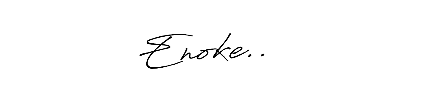 How to make Enoke.. ♥️ name signature. Use Antro_Vectra_Bolder style for creating short signs online. This is the latest handwritten sign. Enoke.. ♥️ signature style 7 images and pictures png