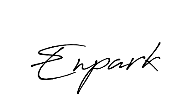 Also we have Enpark name is the best signature style. Create professional handwritten signature collection using Antro_Vectra_Bolder autograph style. Enpark signature style 7 images and pictures png
