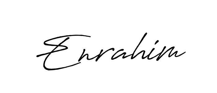 Enrahim stylish signature style. Best Handwritten Sign (Antro_Vectra_Bolder) for my name. Handwritten Signature Collection Ideas for my name Enrahim. Enrahim signature style 7 images and pictures png
