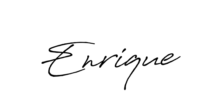 if you are searching for the best signature style for your name Enrique. so please give up your signature search. here we have designed multiple signature styles  using Antro_Vectra_Bolder. Enrique signature style 7 images and pictures png