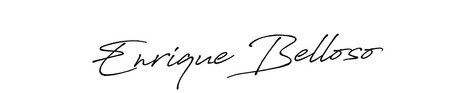 Antro_Vectra_Bolder is a professional signature style that is perfect for those who want to add a touch of class to their signature. It is also a great choice for those who want to make their signature more unique. Get Enrique Belloso name to fancy signature for free. Enrique Belloso signature style 7 images and pictures png