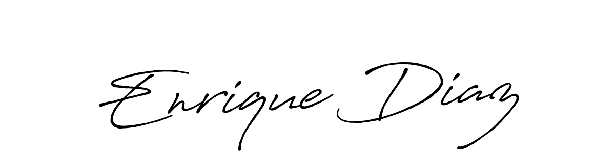 Enrique Diaz stylish signature style. Best Handwritten Sign (Antro_Vectra_Bolder) for my name. Handwritten Signature Collection Ideas for my name Enrique Diaz. Enrique Diaz signature style 7 images and pictures png