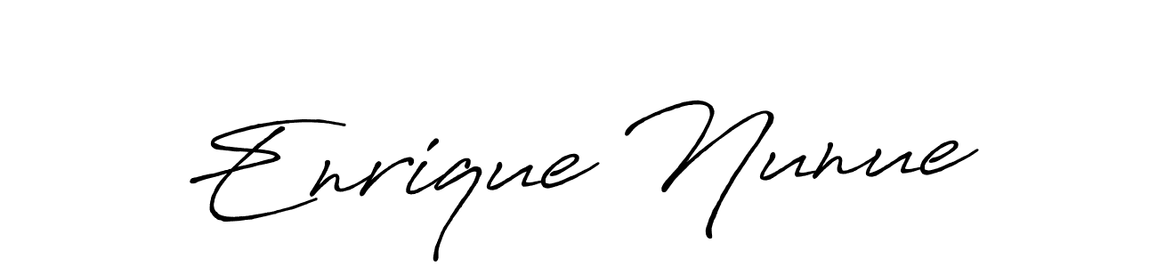 It looks lik you need a new signature style for name Enrique Nunue. Design unique handwritten (Antro_Vectra_Bolder) signature with our free signature maker in just a few clicks. Enrique Nunue signature style 7 images and pictures png