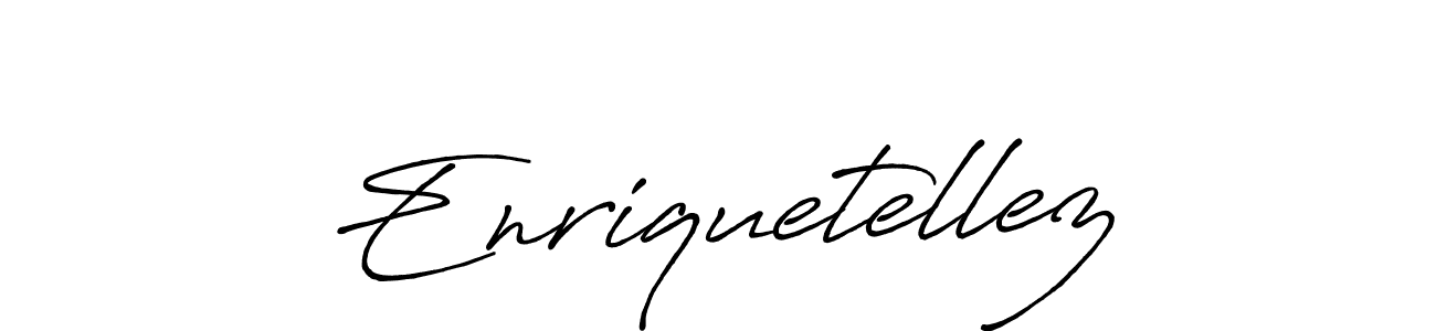 Use a signature maker to create a handwritten signature online. With this signature software, you can design (Antro_Vectra_Bolder) your own signature for name Enriquetellez. Enriquetellez signature style 7 images and pictures png