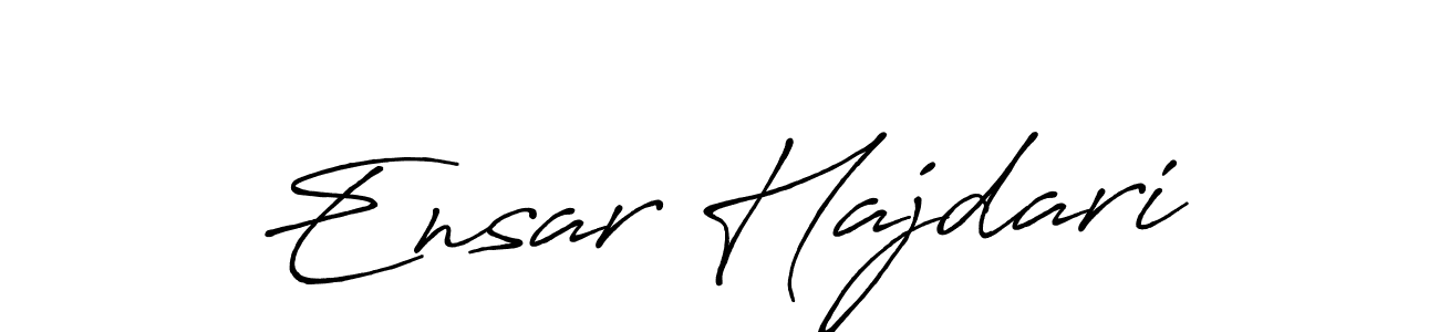 Use a signature maker to create a handwritten signature online. With this signature software, you can design (Antro_Vectra_Bolder) your own signature for name Ensar Hajdari. Ensar Hajdari signature style 7 images and pictures png