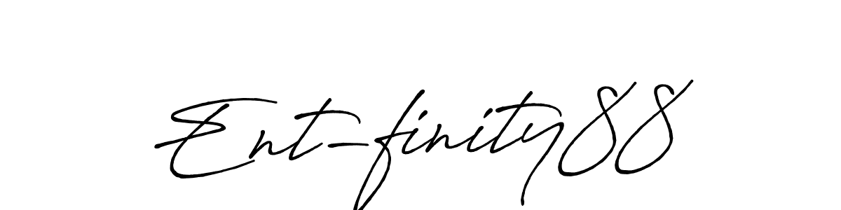 Create a beautiful signature design for name Ent-finity88. With this signature (Antro_Vectra_Bolder) fonts, you can make a handwritten signature for free. Ent-finity88 signature style 7 images and pictures png