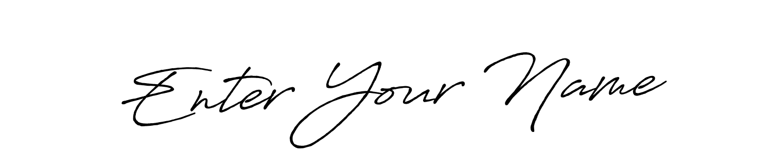 Make a beautiful signature design for name Enter Your Name. With this signature (Antro_Vectra_Bolder) style, you can create a handwritten signature for free. Enter Your Name signature style 7 images and pictures png