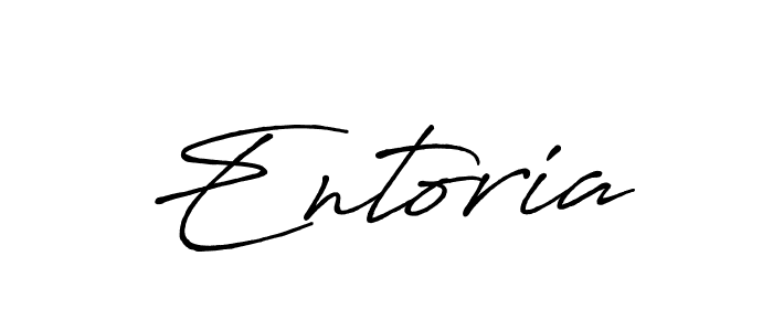 Similarly Antro_Vectra_Bolder is the best handwritten signature design. Signature creator online .You can use it as an online autograph creator for name Entoria. Entoria signature style 7 images and pictures png