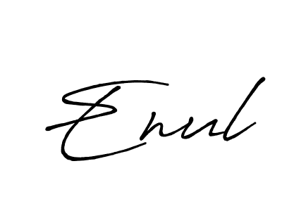 The best way (Antro_Vectra_Bolder) to make a short signature is to pick only two or three words in your name. The name Enul include a total of six letters. For converting this name. Enul signature style 7 images and pictures png
