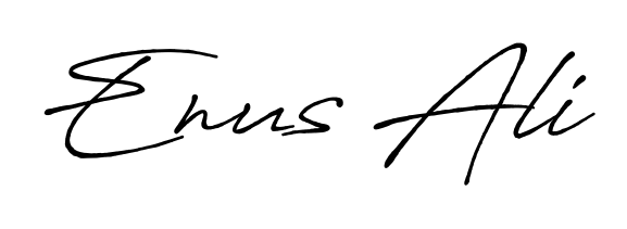 Achieve flawless digital penmanship with Enus Ali name in Antro_Vectra_Bolder font. The perfect tool for creating online signatures. Enus Ali signature style 7 images and pictures png