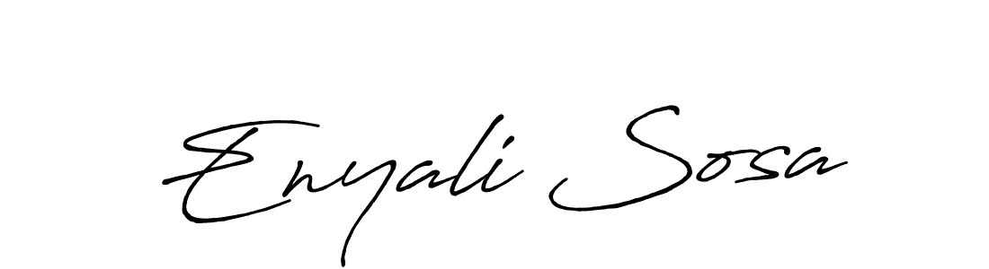 Make a short Enyali Sosa signature style. Manage your documents anywhere anytime using Antro_Vectra_Bolder. Create and add eSignatures, submit forms, share and send files easily. Enyali Sosa signature style 7 images and pictures png