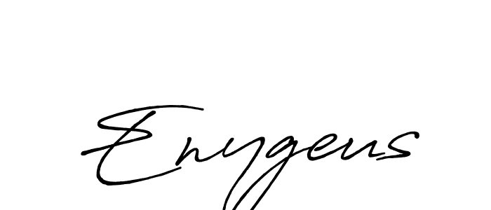 Design your own signature with our free online signature maker. With this signature software, you can create a handwritten (Antro_Vectra_Bolder) signature for name Enygeus. Enygeus signature style 7 images and pictures png