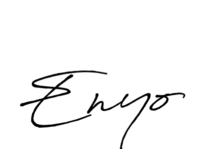 if you are searching for the best signature style for your name Enyo. so please give up your signature search. here we have designed multiple signature styles  using Antro_Vectra_Bolder. Enyo signature style 7 images and pictures png