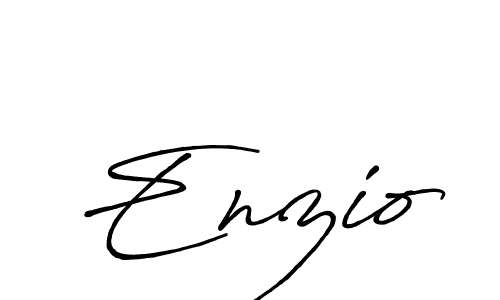 How to make Enzio name signature. Use Antro_Vectra_Bolder style for creating short signs online. This is the latest handwritten sign. Enzio signature style 7 images and pictures png