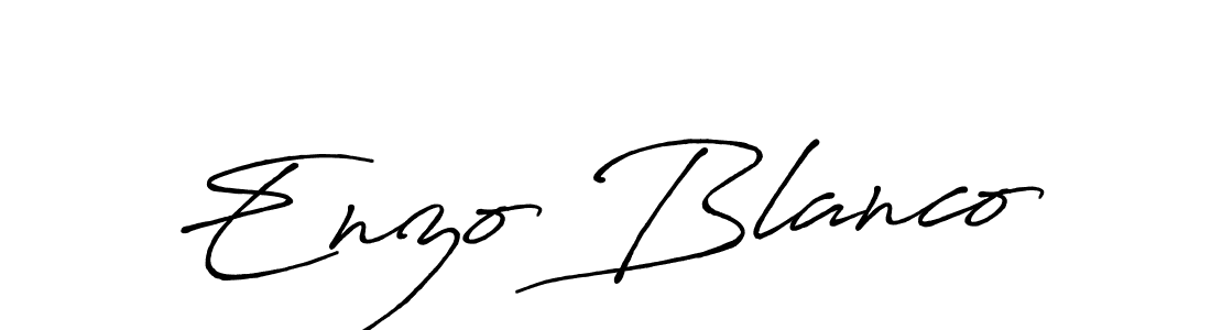 How to make Enzo Blanco signature? Antro_Vectra_Bolder is a professional autograph style. Create handwritten signature for Enzo Blanco name. Enzo Blanco signature style 7 images and pictures png