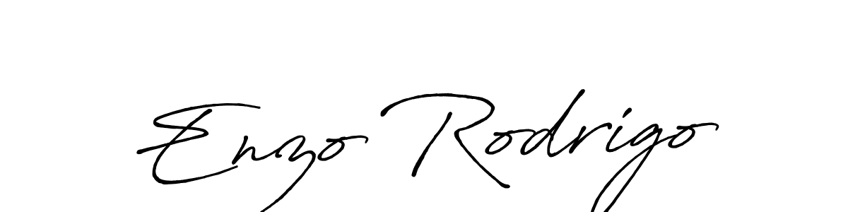 Also You can easily find your signature by using the search form. We will create Enzo Rodrigo name handwritten signature images for you free of cost using Antro_Vectra_Bolder sign style. Enzo Rodrigo signature style 7 images and pictures png