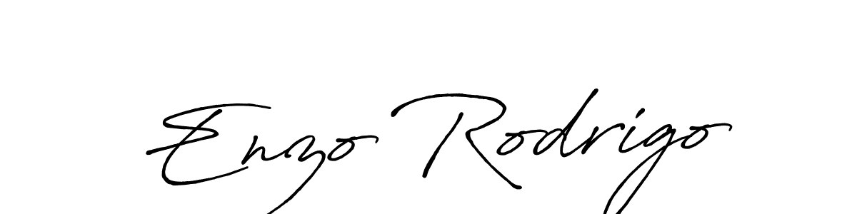 Also You can easily find your signature by using the search form. We will create Enzo Rodrigo name handwritten signature images for you free of cost using Antro_Vectra_Bolder sign style. Enzo Rodrigo signature style 7 images and pictures png