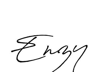 Similarly Antro_Vectra_Bolder is the best handwritten signature design. Signature creator online .You can use it as an online autograph creator for name Enzy. Enzy signature style 7 images and pictures png
