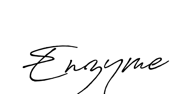 How to make Enzyme signature? Antro_Vectra_Bolder is a professional autograph style. Create handwritten signature for Enzyme name. Enzyme signature style 7 images and pictures png