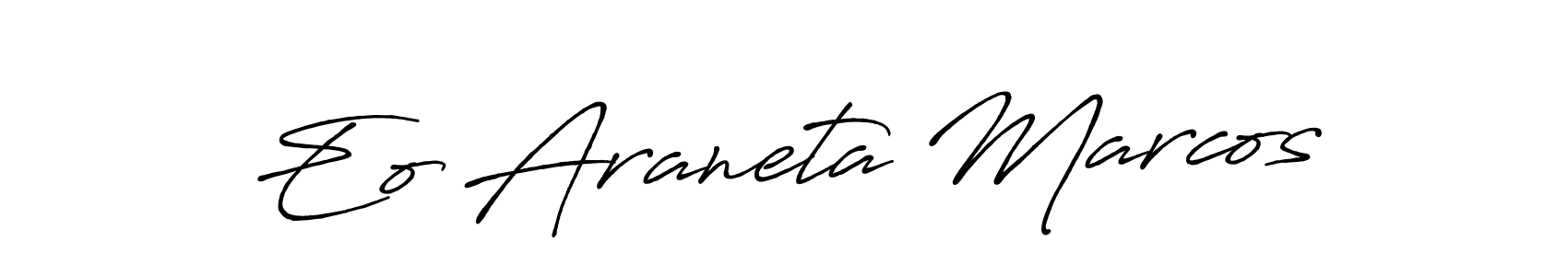 if you are searching for the best signature style for your name Eo Araneta Marcos. so please give up your signature search. here we have designed multiple signature styles  using Antro_Vectra_Bolder. Eo Araneta Marcos signature style 7 images and pictures png