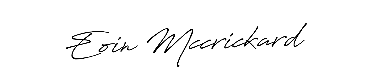 Use a signature maker to create a handwritten signature online. With this signature software, you can design (Antro_Vectra_Bolder) your own signature for name Eoin Mccrickard. Eoin Mccrickard signature style 7 images and pictures png
