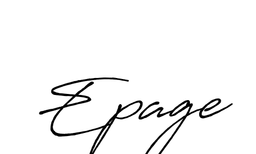 Also we have Epage name is the best signature style. Create professional handwritten signature collection using Antro_Vectra_Bolder autograph style. Epage signature style 7 images and pictures png