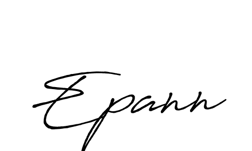 Use a signature maker to create a handwritten signature online. With this signature software, you can design (Antro_Vectra_Bolder) your own signature for name Epann. Epann signature style 7 images and pictures png