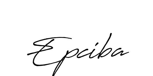 Also we have Epciba name is the best signature style. Create professional handwritten signature collection using Antro_Vectra_Bolder autograph style. Epciba signature style 7 images and pictures png