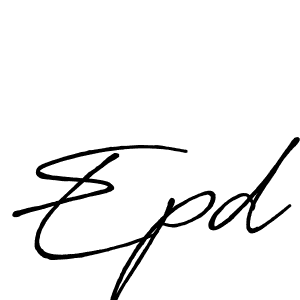 How to make Epd name signature. Use Antro_Vectra_Bolder style for creating short signs online. This is the latest handwritten sign. Epd signature style 7 images and pictures png