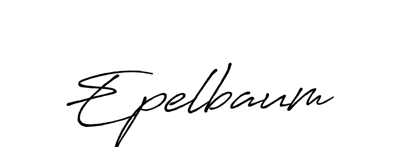 Also we have Epelbaum name is the best signature style. Create professional handwritten signature collection using Antro_Vectra_Bolder autograph style. Epelbaum signature style 7 images and pictures png