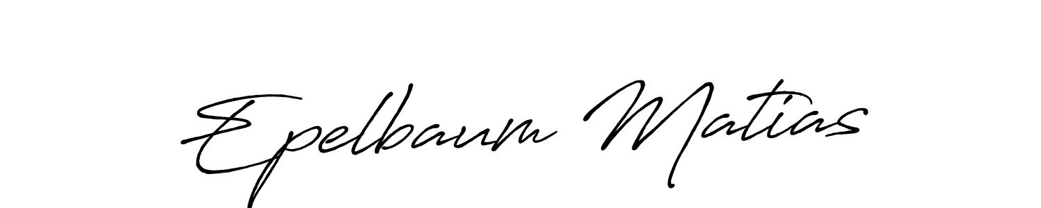 Similarly Antro_Vectra_Bolder is the best handwritten signature design. Signature creator online .You can use it as an online autograph creator for name Epelbaum Matias. Epelbaum Matias signature style 7 images and pictures png