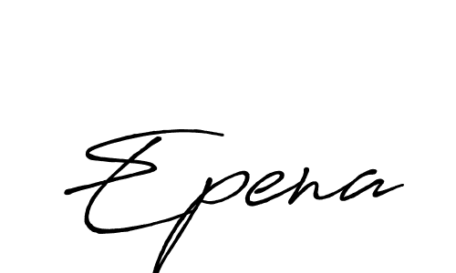 You should practise on your own different ways (Antro_Vectra_Bolder) to write your name (Epena) in signature. don't let someone else do it for you. Epena signature style 7 images and pictures png